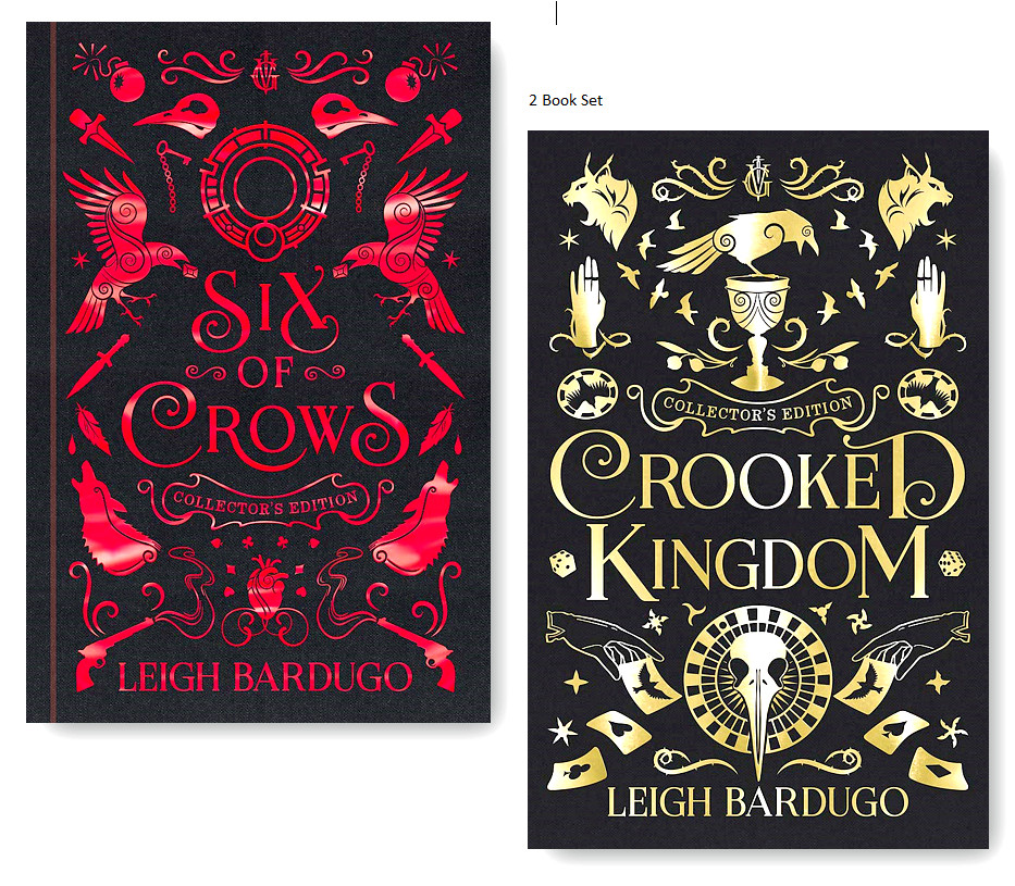 Six of Crows And Crooked Kingdom 2 Books Set NEW Hardcover Collector’s Edition
