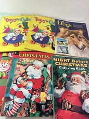 Vintage Coloring Book Lot 60s 70s VTG CHRISTMAS | Birds | Big Whooper | UNUSED