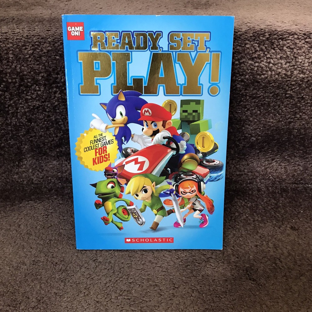 Ready Set Play! Game On! Paperback By Scholastic Sonic Hedgehog Mario Zelda