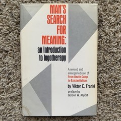 Man’s Search for Meaning Viktor E. Frankl 1962 Revised Enlarged Hardcover Book