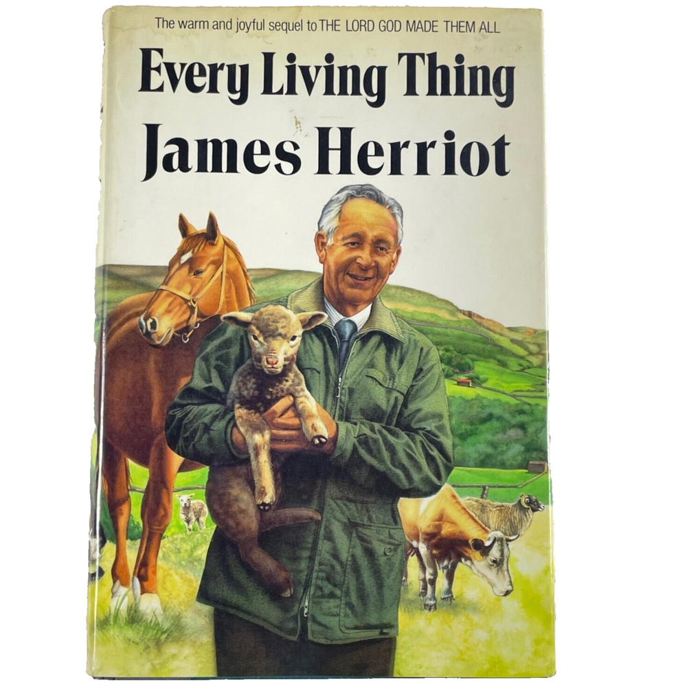 EVERY LIVING THING by James Herriot 1st ed. HC/DJ 1992 Memoir
