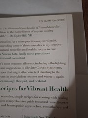 Illustrated Encyclopedia of Natural Remedies / Recipes Book Superfoods Cleanses