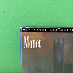 MINIATURE ART MASTERS ART BOOK OF MONET 1993 GERHARD GRUITROOY