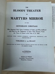 Martyrs’ Mirror by Thieleman J. van Braght (1998, Trade Paperback)