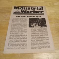 IWW Industrial Worker Vol 74 No 3 WN1368 March 1977 Chicago Fold Over Newsprint