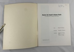 Ancient Life Found In Kansas Rocks Roger B Williams 1975 Fossils Softcover Book