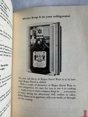Vintage Mogen David Wine Booklet Promotional Recipes, Cookbook 42 Pages 5×7