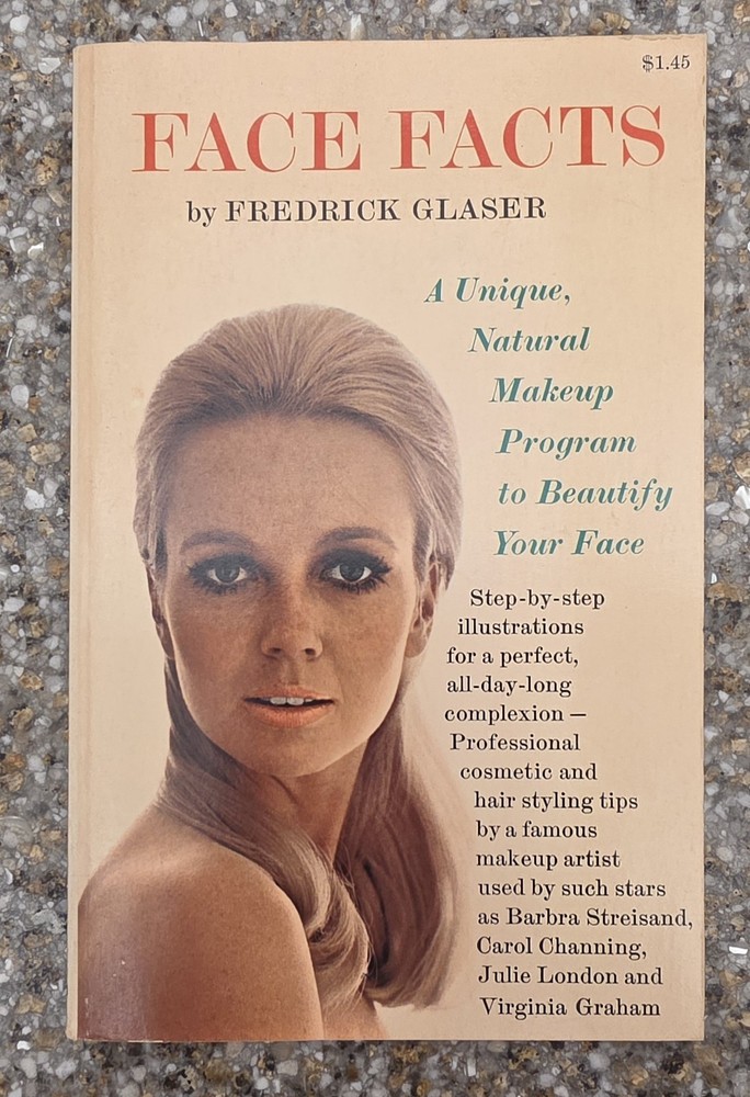 Vintage 1960s Face Facts Fredrick Glaser Makeup Hair Style Book Barbra Streisand
