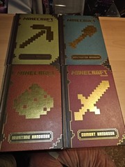 MINECRAFT Complete Handbook Collection 4 Book Set Hardcover Scholastic
