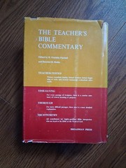 The Teacher’s Bible Commentary – Paschall & Hobbs – 1972 HC/DJ. 824 Pages. ❤