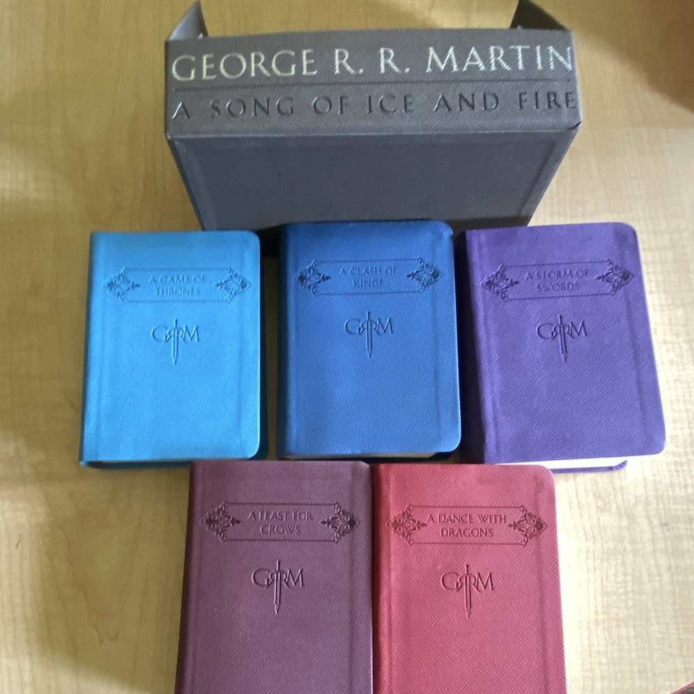 A Song of Ice and Fire 5-Book Box Set by George R. R. Martin, Leather Bound