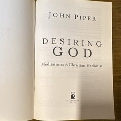 Multnomah Books Desiring God John Piper PB Revised Edition 2011 Christianity