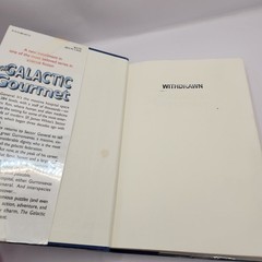 James White Book The Galactic Gourmet 1996 hardcover Library Edition Markings