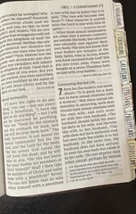 NIV Super Giant Print Reference Bible 2011 Brown Leathersoft 16.5pt Font – EUC