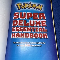 Pokemon Super Deluxe Essential Handbook Scholastic Exclusive HC (Hardcover)