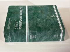 Federal Criminal Code and Rules 2024 Revised Edition Law Book Thomson Reuters
