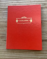 Central 2 Columns 9 1/4” * 7 1/4” Hardcover Bond Paper