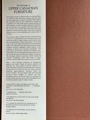 The Heritage of Upper Canadian Furniture Collectors Book Howard Pain 548 Pages