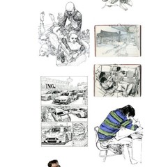 Kim Jung Gi Art Book Original Sketch Collection 2011 + Free Flyer Korean