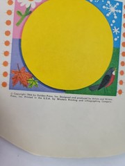 Vintage 1964 The Sunshine Book Golden Shape Book Helen Federico Children’s Board