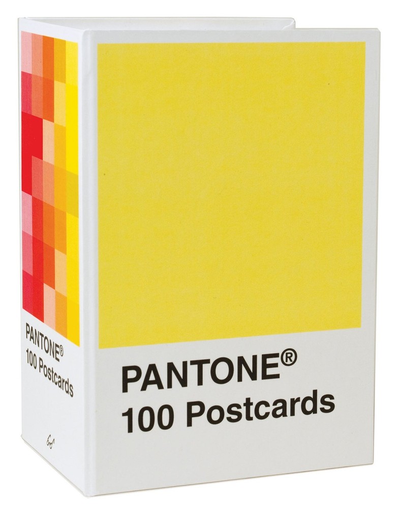 Pantone Art Postcard Box: 100 Postcards 4-3/8 x 6-1/4 x 2-1/2 inches, Yellow