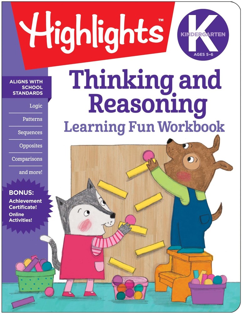 Kindergarten Thinking and Reasoning (Highlights Learning Fun Workbooks) – pa…
