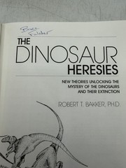 Dinosaur Heresies Robert Bakker 1986 First Edition Paleontology Hardcover