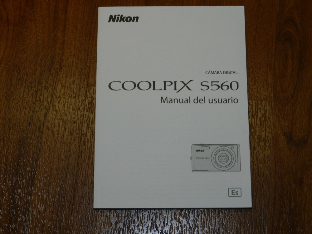 Genuine OEM Nikon S560 Instruction User Guide Manual 154 pages ⚠️SPANISH ONLY ⚠️