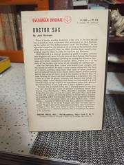 Jack Kerouac Doctor Sax 1st Printing PB w/Evergreen Books Spring 1959 Catalog