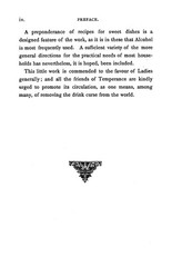 1880 The Non Alcoholic Cookery Book 134 Pages