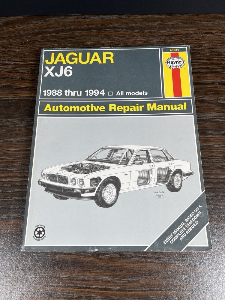 Jaguar XJ6 1988-1994 Haynes Automotive Repair Manual 49011