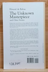 Unknown Masterpiece and Other Stories by Honore de Balzac (2011, Trade…