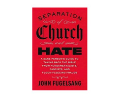 Separation of Church and Hate by John Fugelsang English PAPERBACK