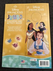 Disney Princess Jumbo Coloring & Activity Book Games, Puzzles, & Coloring Pages