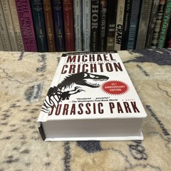 Jurassic Park by Michael Crichton (Hardcover) Mini Library-Bound, Ballantine VG+