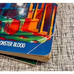 R.L. Stine Goosebumps Monster Blood Trilogy Book Lot #3 #18 #29 First Editions