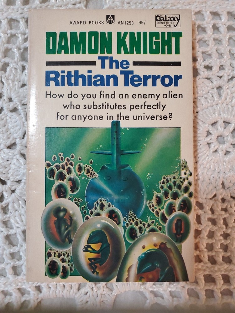 The Rithian Terror by Damon Knight PB 1st Award AS1008