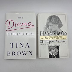 Lot of 4 Books on Princess Diana, Her Boys, Her Case, Multiple Titles Authors HC