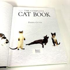 The Complete Cat Book by Paddy Cutts Hardcover First Edition 1994 With Cover