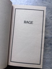 Stephen King Richard Bachman Books RAGE PB Book 1986 Signet 1st Ed Rage