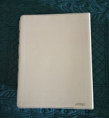 ESV The Jesus Bible in Light Peach Floral Leathersoft