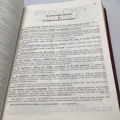 The Exegeses Ready Research Bible KJV 1993 2nd Ed Bonded Leather Gilt Page Edges