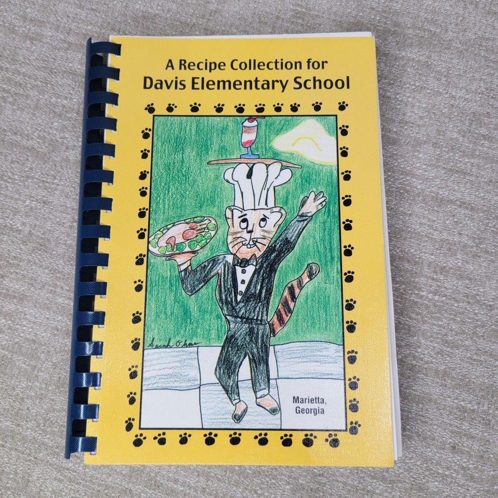 Morris Press Cookbook Davis Elementary School Recipe Marietta GA Spiral