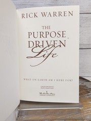 The Purpose Driven Life by Rick Warren Easton Press 2002 Hardcover Leather