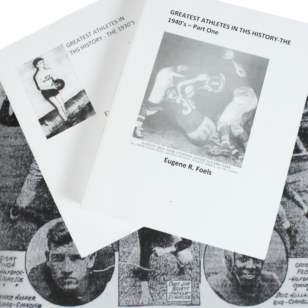 Regional Sports History Tonawanda NY Football Basketball 1930s 40s Signed 2 Vols