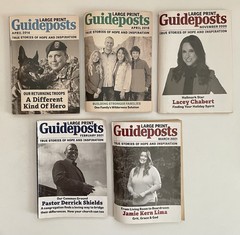 5 Issues GUIDEPOSTS LARGE PRINT Magazine Assorted Issues 2014 2016 2020 2021