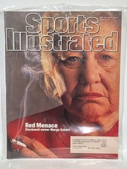 Sports Illustrated magazine Marge Schott Cincinnati Reds baseball May 20 1996