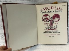 The World Of Capt. John Smith by Genevieve Foster HC/DJ 1959 Homeschool History