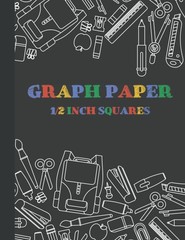 1/2 Inch Squares Graph Paper Notebook: 8.5″ x 11″ Grid Paper Notebook for Ki…