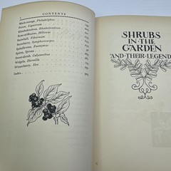 Shrubs in their Garden and their Legends Vernon Quinn Illustr Lawson 1940 ExLib